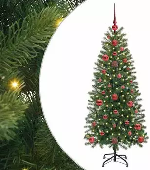 vidaXL K&uuml;nstlicher Weihnachtsbaum 150 LEDs, 120cm, PE/PVC (3397328)