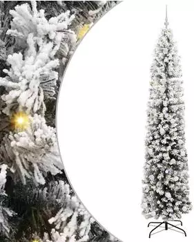 vidaXL K&uuml;nstlicher Weihnachtsbaum mit St&auml;nder, gr&uuml;n, 300 LEDs, 240cm (3395047)