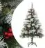 vidaXL Künstlicher Weihnachtsbaum klappbar mit Zapfen & Beeren 150cm (357711)