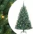 vidaXL Künstlicher Weihnachtsbaum, klappbar, grün, 150LEDs, 150cm (3395485)