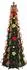 vidaXL Künstlicher Weihnachtsbaum 200 LEDs, grün, 215cm, PVC