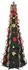 vidaXL Künstlicher Weihnachtsbaum 200 LEDs, grün, 215cm, PVC