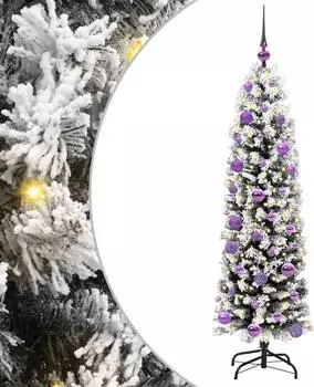 vidaXL K&uuml;nstlicher Weihnachtsbaum mit St&auml;nder, 150 LEDs, gr&uuml;n, 150cm (3395011)
