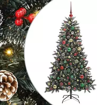 vidaXL K&uuml;nstlicher Weihnachtsbaum gr&uuml;n 150cm PVC