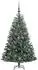 vidaXL Künstlicher klappbarer Weihnachtsbaum 150 LEDs grün 120cm (3395475)