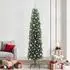 vidaXL Künstlicher Weihnachtsbaum mit Ständer, 300 LEDs, grün, 240cm (3394971)