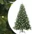 vidaXL Künstlicher Weihnachtsbaum 300 LEDs, grün, 210cm, PE/PVC (3397565)