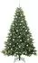 vidaXL Künstlicher Weihnachtsbaum 300 LEDs, grün, 210cm, PE/PVC (3397565)