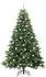 vidaXL Künstlicher Weihnachtsbaum 300 LEDs, grün, 210cm, PE/PVC (3397565)
