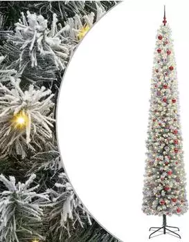 vidaXL K&uuml;nstlicher Weihnachtsbaum mit St&auml;nder, gr&uuml;n, 300 LEDs, 300cm (3395062)