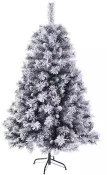 Svita Künstlicher Weihnachtsbaum mit Schnee, Zapfen & Beeren, 180cm (92029)