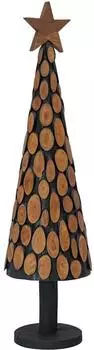 vidaXL K&uuml;nstlicher Weihnachtsbaum mit St&auml;nder, braun, Teak, 120cm (42017945)