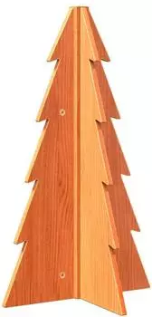 vidaXL Weihnachtsbaum zum Schm&uuml;cken Massivholz Kiefer 69,5cm (858179)