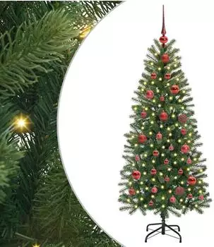 vidaXL K&uuml;nstlicher Weihnachtsbaum 150 LEDs, 150cm, PE/PVC (3397341)