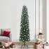 vidaXL Künstlicher Weihnachtsbaum mit Ständer, 300 LEDs, grün, 240cm (3394972)