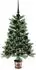 vidaXL Künstlicher Weihnachtsbaum mit Ständer, 150 LEDs, grün, 90cm, PE (3396301)