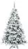 vidaXL Künstlicher Weihnachtsbaum 300 LEDs weiß 180cm PE/PVC