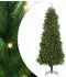 vidaXL Künstlicher Weihnachtsbaum mit Ständer, grün, 300 LEDs, 240cm, PE