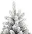 vidaXL Künstlicher Weihnachtsbaum, klappbar, beschneit, 210cm (357794)