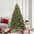vidaXL Künstlicher Weihnachtsbaum 180cm 300 LEDs, grün, PE/PVC (3397549)