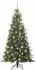vidaXL Künstlicher Weihnachtsbaum, klappbar, grün, 210cm, PE/PVC (3397434)