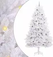 vidaXL K&uuml;nstlicher Weihnachtsbaum Wei&szlig; 138 x 138 x 300 cm
