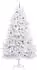 vidaXL Künstlicher Weihnachtsbaum weiß 138x138x300cm (3210173)