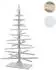 MCW Deko-Weihnachtsbaum H77 Shabby-Look, Holz, 130cm, weiß (H77)