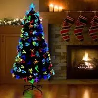 vidaXL K&uuml;nstlicher Weihnachtsbaum mit 120 LEDs Gr&uuml;n 120 cm PVC