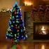 vidaXL Künstlicher Weihnachtsbaum grün 120cm PVC 120 LEDs