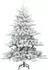 vidaXL Künstlicher klappbarer Weihnachtsbaum weiß 150cm PVC/Stahl (3397701)