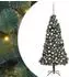 vidaXL Künstlicher beleuchteter Weihnachtsbaum mit Kugel-Set 120cm (3396139)