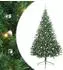 vidaXL Künstlicher Weihnachtsbaum, beleuchtet, grün, 240cm, PVC (3397042)