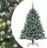 vidaXL Künstlicher Weihnachtsbaum mit 150 LEDs, grün, 150cm (3395228)