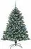 vidaXL Künstlicher Weihnachtsbaum mit 150 LEDs, grün, 150cm (3395228)