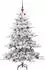 vidaXL Künstlicher klappbarer Weihnachtsbaum weiß, 150cm, PVC (3397705)