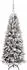 vidaXL Künstlicher Weihnachtsbaum mit Ständer, 150 LEDs, weiß, 120cm (3396019)