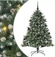 vidaXL K&uuml;nstlicher Weihnachtsbaum mit 150 LEDs mit St&auml;nder Gr&uuml;n 150 cm
