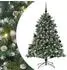 vidaXL Künstlicher Weihnachtsbaum mit 150 LEDs und Ständer, grün, 150cm (3395222)