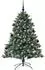 vidaXL Künstlicher Weihnachtsbaum mit 150 LEDs und Ständer, grün, 150cm (3395222)