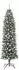 vidaXL Schlanker Künstlicher Weihnachtsbaum grün/weiß 210cm (3395307)