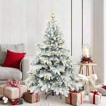 vidaXL K&uuml;nstlicher Weihnachtsbaum 150 LEDs, 150cm, PE/PVC (3397605)