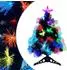 vidaXL Künstlicher Weihnachtsbaum 50 LEDs, grün, 64cm, PVC (8721288942982)