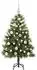 vidaXL Künstlicher klappbarer Weihnachtsbaum mit Tannenzapfen 120cm (3395074)