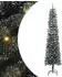 vidaXL Künstlicher Weihnachtsbaum mit Ständer, 300 LEDs, grün, 240cm (3395971)