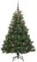 vidaXL Künstlicher Weihnachtsbaum 150 LEDs, grün, 120cm, PE/PVC (3397757)