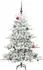 vidaXL Künstlicher Weihnachtsbaum klappbar, weiß, 150cm, PVC/Stahl (3397713)