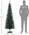 HomCom Künstlicher Weihnachtsbaum 180cm, 390 Spitzen, grün, mit Kunststoffständer