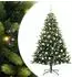 vidaXL Künstlicher Klapp-Weihnachtsbaum 300 LEDs, grün, 180cm (3395996)