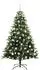 vidaXL Künstlicher Klapp-Weihnachtsbaum 300 LEDs, grün, 180cm (3395996)